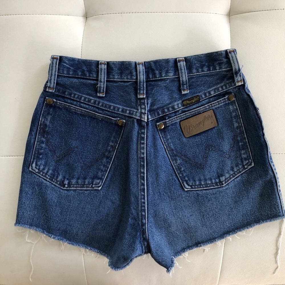 Reformation Wranger cut off shorts